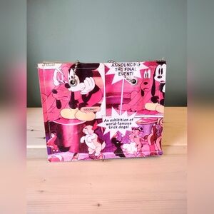 Disney Mickey Mouse Cartoon Comic Print Small Vintage Bag